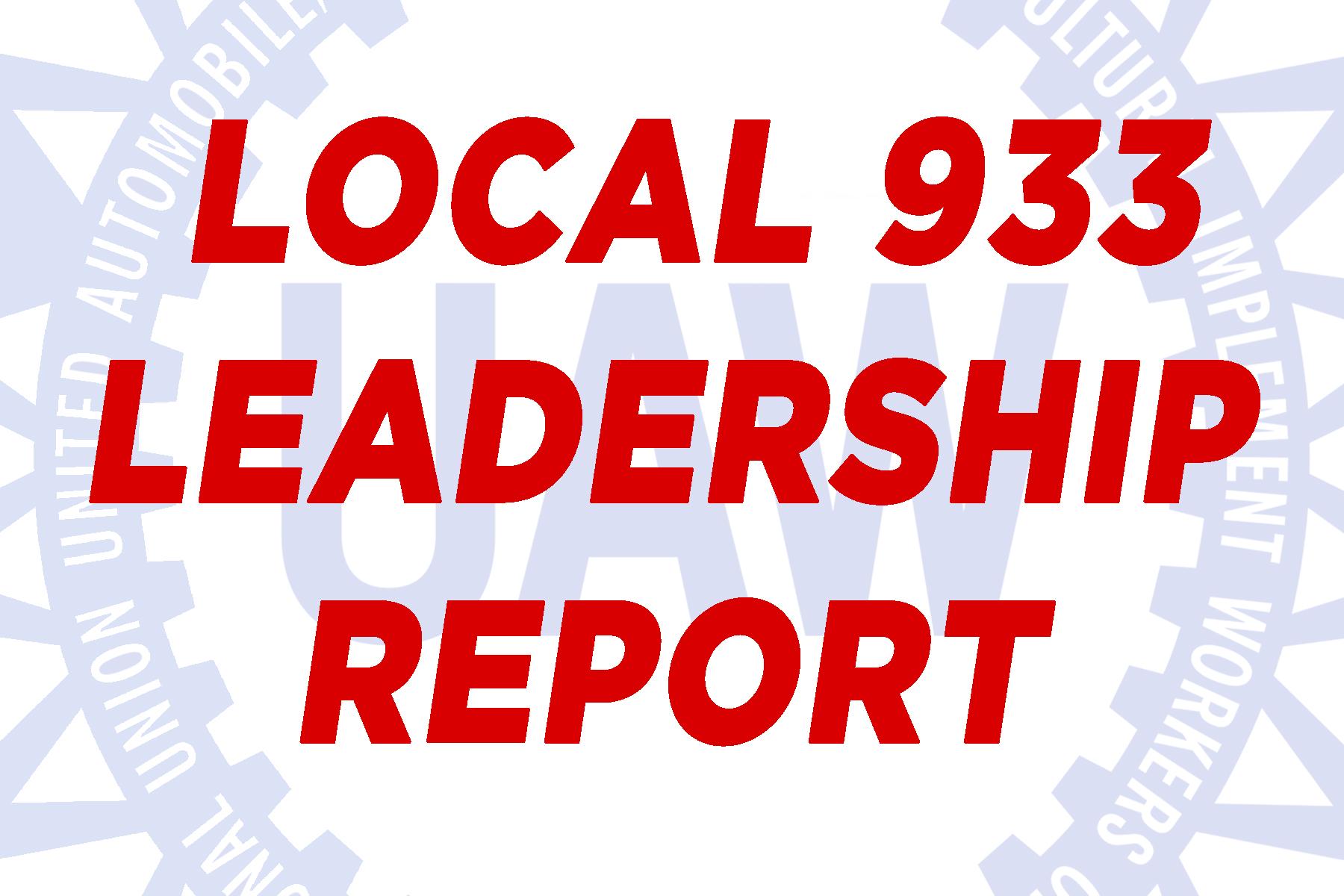 June 14th Membership Meeting Update | UAW Local 933