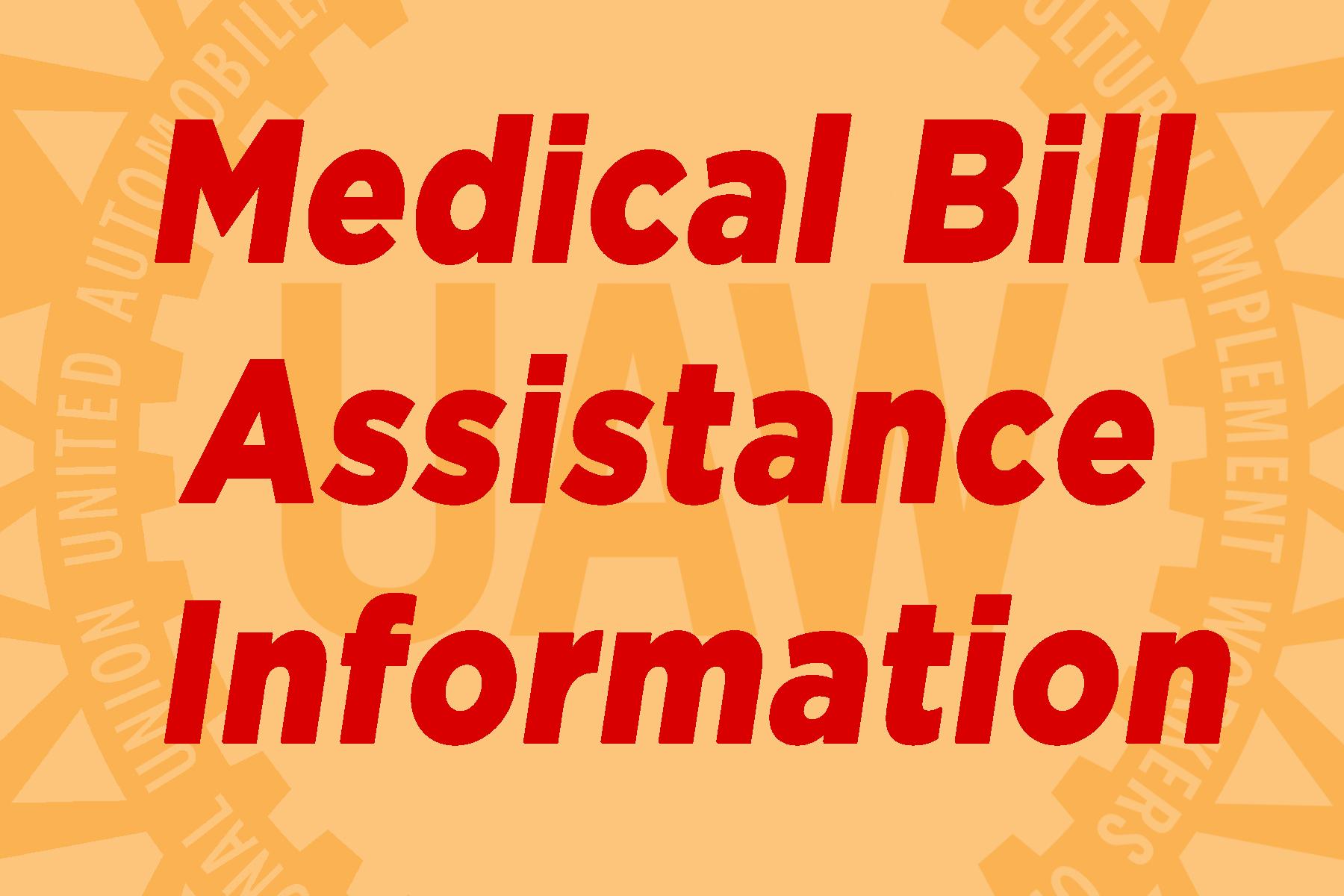 Medical Bill Assistance | UAW Local 933