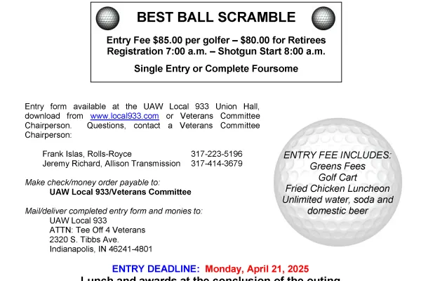 2025 Tee Off 4 Veterans