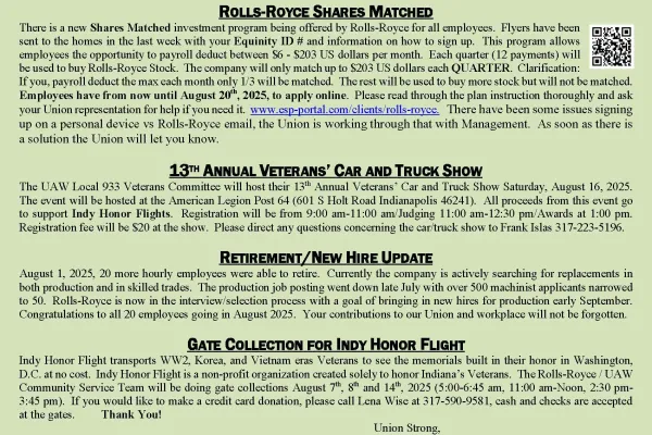 Chairman's Update #105