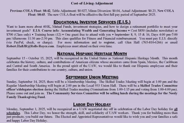 Chairman's Update #106