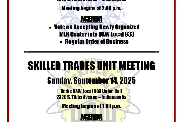 Local 933 Membership Meeting