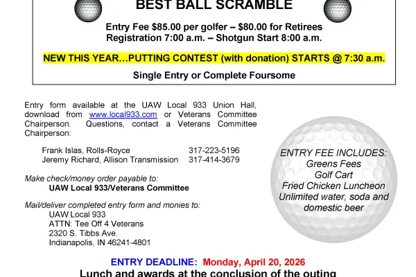 Tee off for veterans