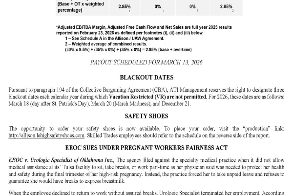 Speedway Chairman's Update #110