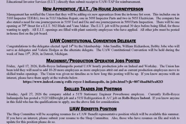 Chairman's Update #115