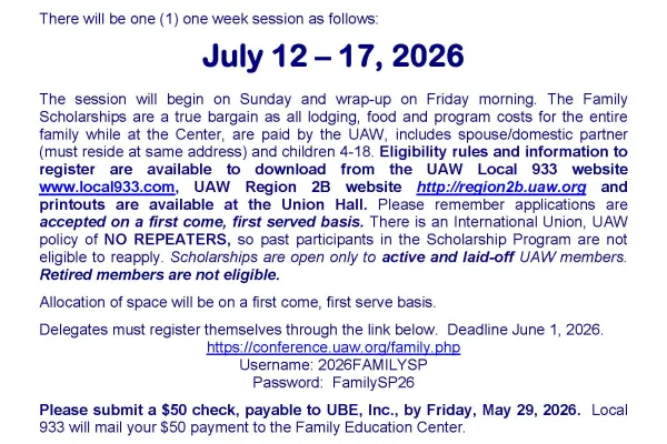 Family Scholarship Program