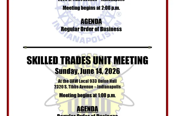 Union Board Posting
