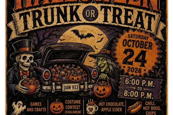 Local 933 Trunk or Treat Flyer