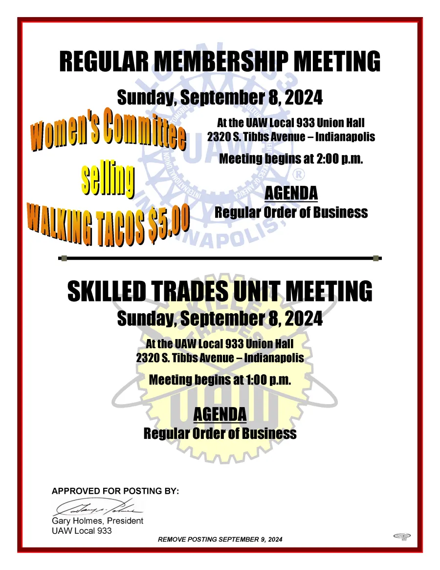 Membership Meeting Notice