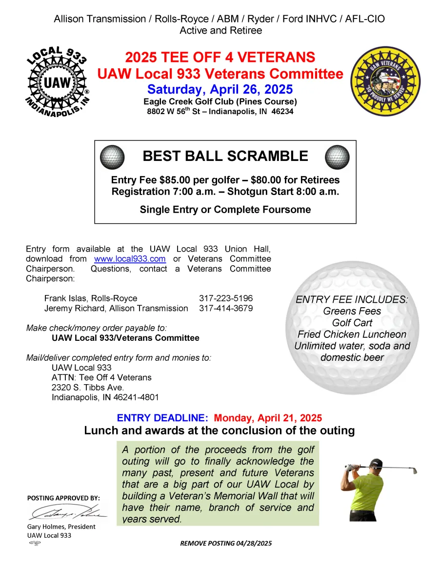 2025 Tee Off 4 Veterans